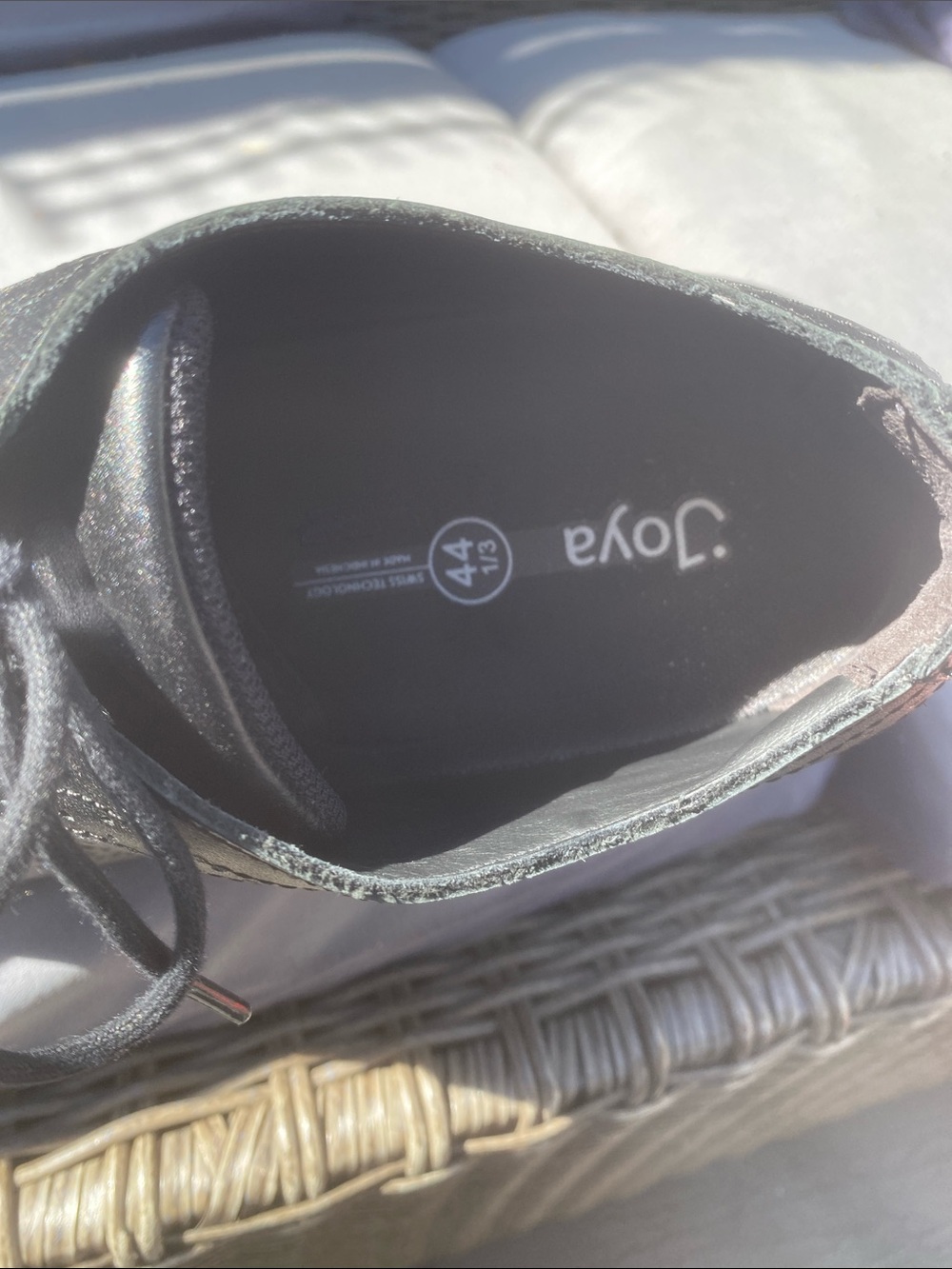 Classic Black Derby Oxfords with Premium Lace-Up Comfort ALL LEATHER SWISS TEC - Picture 6 of 7
